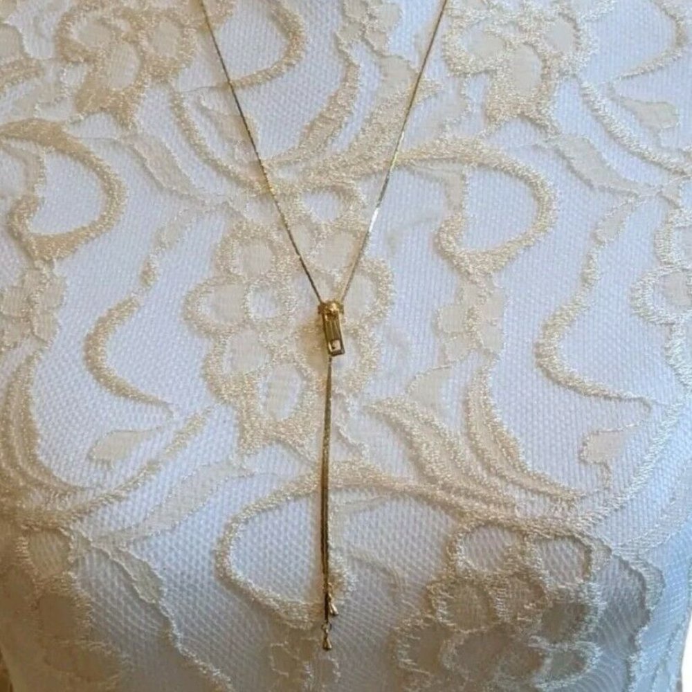 Vintage Necklace "Zipper" 1970-1980's